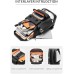 Skycare 45L Business Travel Backpack, Expandable Waterproof Laptop Bag with Independent Shoe Compartment, USB Charging Port, Anti-Theft Pocket, and Thermal Side Pockets