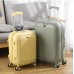 Carry On Luggage, Durable Hardside Suitcases with Front Laptop Pocket, and Lock Spinner Carry on Hardshell Lightweight 18in 20in 24in (Yellow, 18 inch)