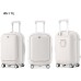 Skycare Carry On Luggage, Durable Hardside Suitcases with Front Laptop Pocket, and Lock Spinner Carry on Hardshell Lightweight 18in 20in 24in (White, 18 inch)