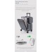 Skycare Carry On Luggage - Airline Lightweight Hardside Spinner Suitcase, USB Charging, Front Pocket, and Cup Holder (Black)
